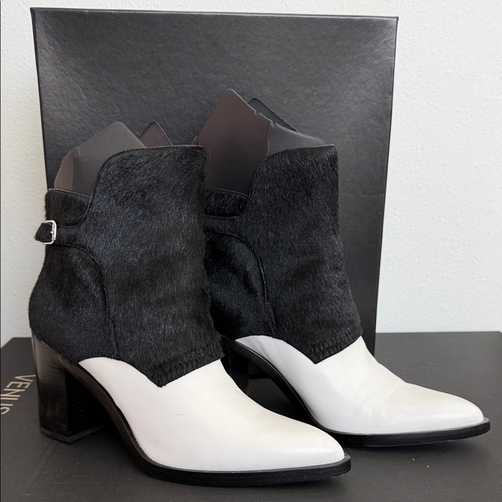 Alexander Wang Clarice Ankle Boots leather/fur